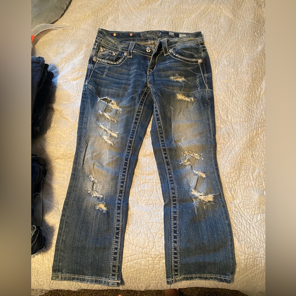 Miss me khaki size 26 never worn excellent condition